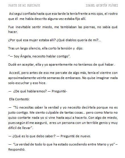Abre-bocas: PARTE DE MI EQUIPAJE