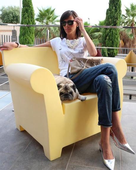 Boyfriend jeans + pearls Boyfriend jeans + pearls