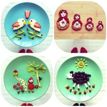 Platos de comida de una forma muy muy creativa Platos de comida de una forma muy muy creativa