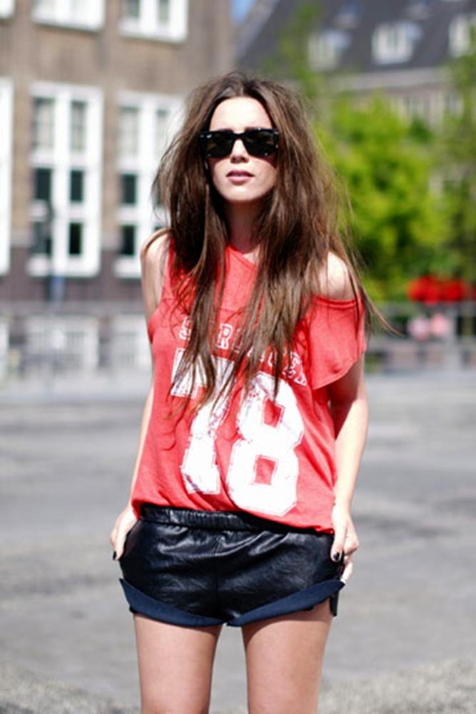 SPORTY  NUMBER T-SHIRT