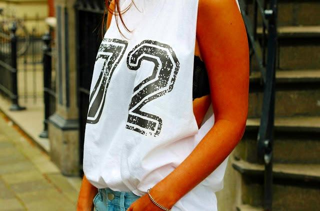 SPORTY  NUMBER T-SHIRT