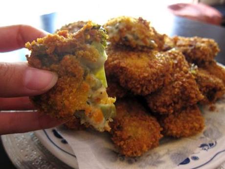 Crujientes de verdura con bechamel