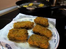 Crujientes de verdura con bechamel