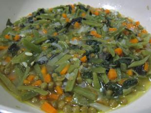 Crujientes de verdura con bechamel