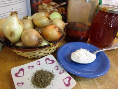 Chalotas en salsa gravy vegetariana