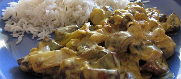 Curry de champiñones FIb