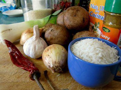 Curry de champiñones