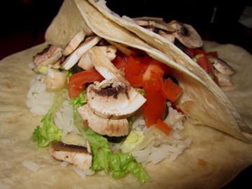 Burritos vegetarianos