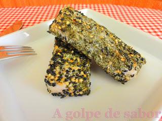 Atún blanco con corteza