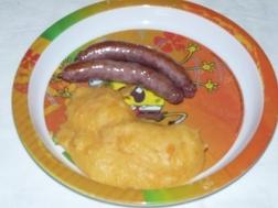 Puré de patatas y boniato