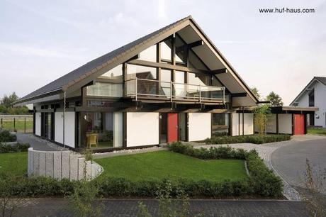 Este tipo de casas se exporta a otros países de Europa - Produce www.huf-haus.com Residencia prefabricada alemana