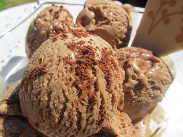 Helado café-bombón (Moka)