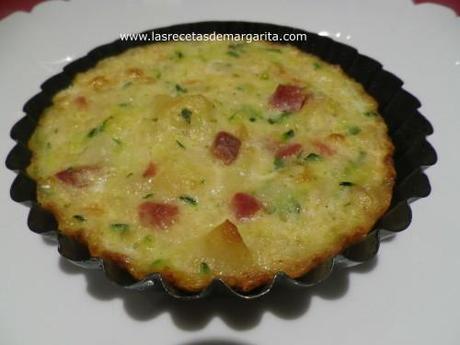 Tartaleta de patata y jamón – Receta para niños