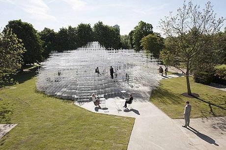 Serpentine Pavilion en Londres, by Sou Fujimoto
