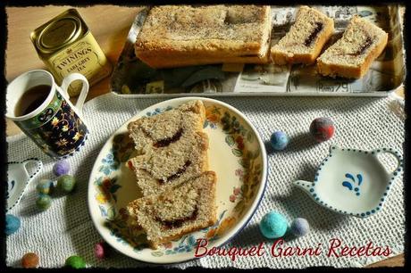 Budín de limón y frutos rojos (sin huevo, sin leche y sin manteca)