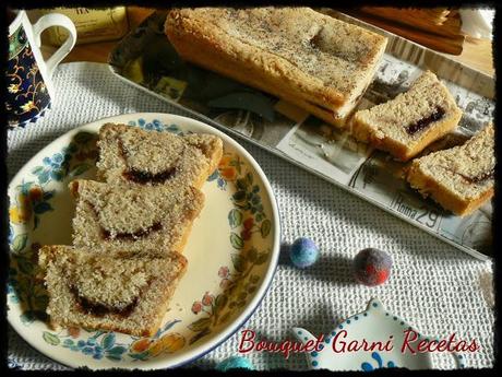 Budín de limón y frutos rojos (sin huevo, sin leche y sin manteca)