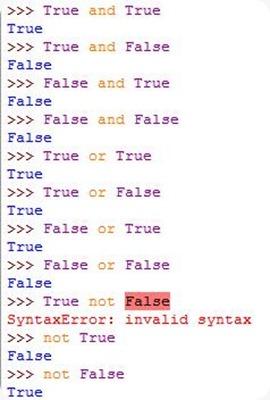 python operadores logicos