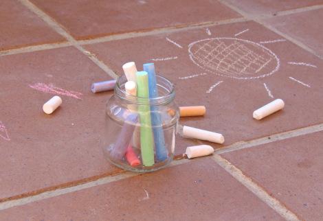 Montessori en Casa: tizas - chalks