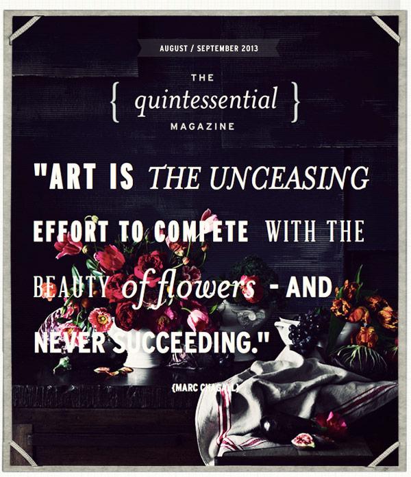 The Quintessential Magazine o la celebración del estilo perdurable