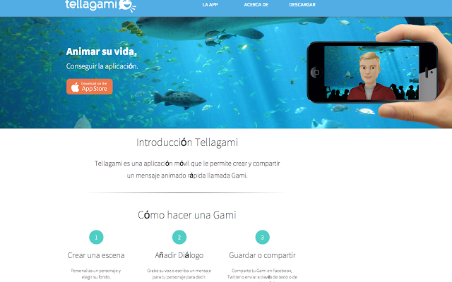 Tellagami: app para que los alumnos aprendan a sintetizar