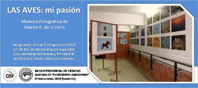Muestra fotográfica “Las Aves: mi pasión” (Santa Fe, Argentina)