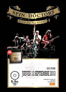 Spin Doctors actuarán en Madrid el 12 de septiembre