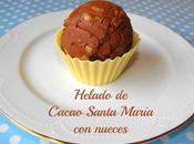 Helado cacao Santa María nueces heladera paso