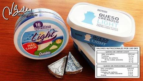 Quesos permitidos en la dieta Dukan: quesos light (tolerados)