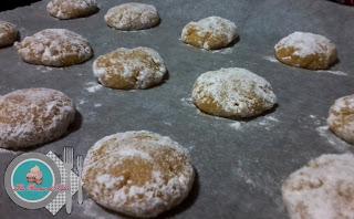 Dulces de eid al-fitr 2. Mlewza- Gribha de almendras.