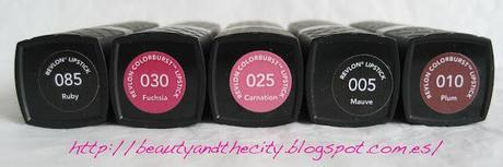 Revlon Colorburst Lipsticks - Review photos swatches