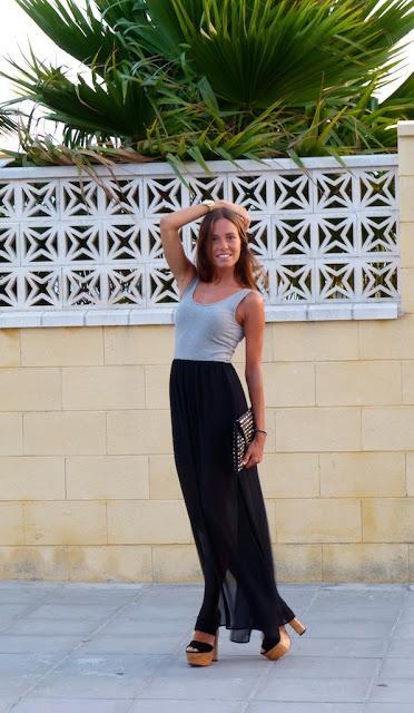 Bicolor maxidress Bicolor maxidress