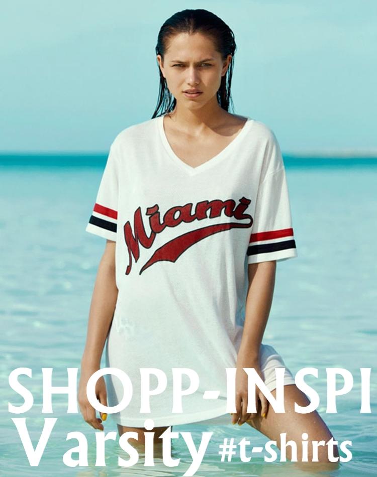 SHOPPINSPI: Varsity #t-shirts
