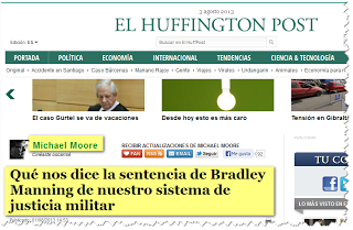 Contundente Michael Moore en su reflexión sobre la sentencia de Bradley  Manning y sistema de justicia de EE.UU