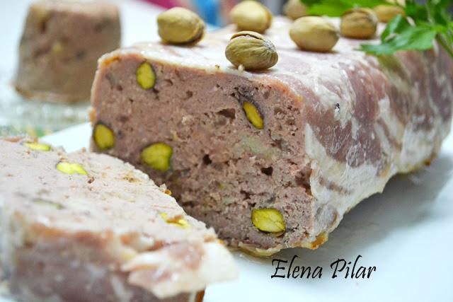 Pastel de Pavo con Pistachos