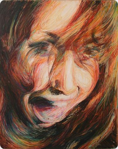 gyftakis  λυδία, μικτή τεχνική σε καμβά, 160χ120cm