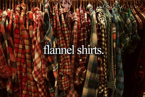 TREND ALERT # 4 - Flannel shirts