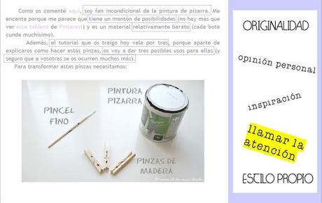 Crear contenido de calidad para el Blog Crear contenido de calidad para el Blog