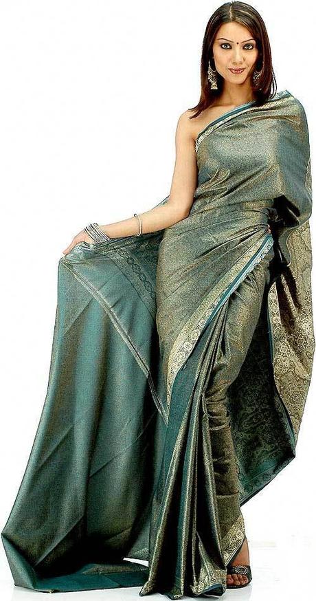 Saris estilo Tanchoi