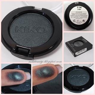 rubibeauty haul kiko cosmetics eyeshadow sombra ojos 114 swatch