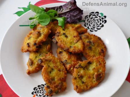 Tortillitas de mijo con semillas de calabaza y de girasol
