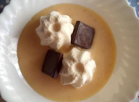 Helado de Nata con Crema Inglesa