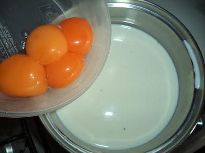 Helado de Nata con Crema Inglesa