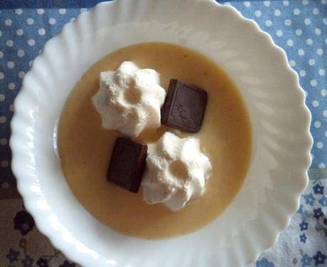 Helado de Nata con Crema Inglesa