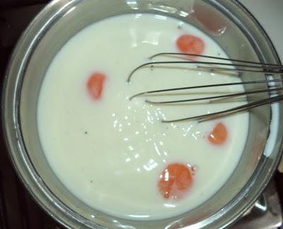 Helado de Nata con Crema Inglesa