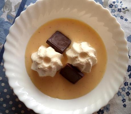 Helado de Nata con Crema Inglesa