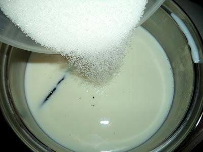 Helado de Nata con Crema Inglesa