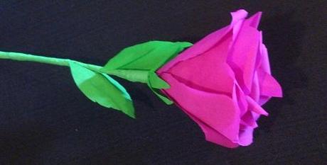 Unir hojas DIY flor gigante