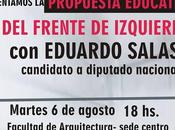 frente izquierda presenta propuesta educativa