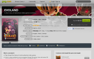 Interesantes novedades en GOG evoland 300x189 Interesantes novedades en GOG