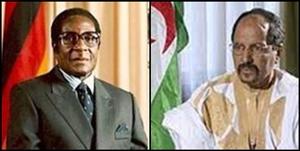 El Presidente de la RASD felicita a Robert Mugabe por su reelección como jefe de Estado de Zimbabwe